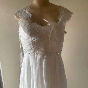 Wedding Dresses for Bride 2023 Sleeveless Lace Petite